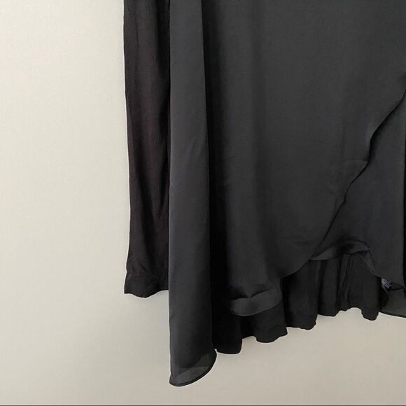 Anthropologie “deletta” cowl satin ribbed top - Picture 5 of 9